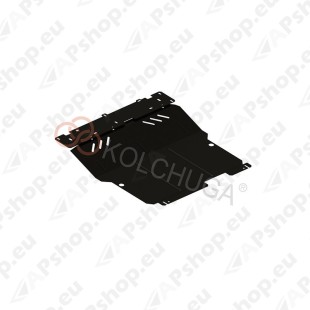 Kolchuga Steel Skid Plate Citroen С1 2005-2014 1,0 1,4 (Engine, Gearbox, Radiator Protection)